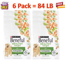 84LB /6 Pack Purina Beneful® Healthy Weight Adult Dog Dry Food - Chicken, With V 0.14 per pound