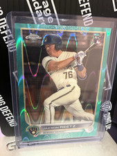 Topps Chrome 2020 Jakson Reetz Rookie Card Milwaukee Brewers /199. rookie card picture