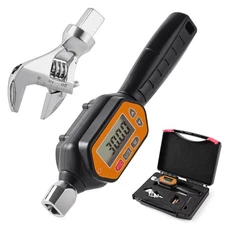 Digital Torque Wrench, 1.0 to 30 Nm Open End Torque Wrench Set with 25 mm Ope...