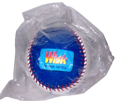 Wisk Detergent Promotional Baseball  ''Go Ahead Get Get Dirty''   Promo Item - New