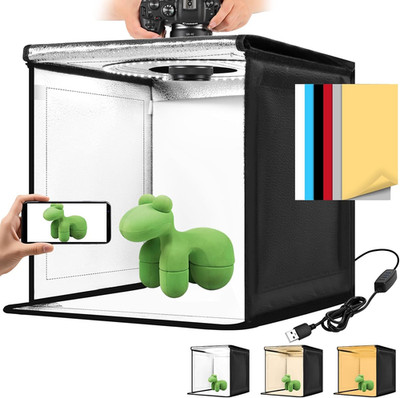 Photo Light Box, 12/16/20/24/32 Inch Photography Light Box with CRI 95 120 Light