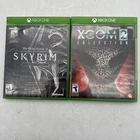 Game Lot of 2 Xbox One Games (Xcom 2 (CIB), Skyrim Elder Scrolls V)