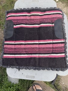 Western Pony Pad Pony Saddle Pad Pink Pad 24x24” Very Clean!