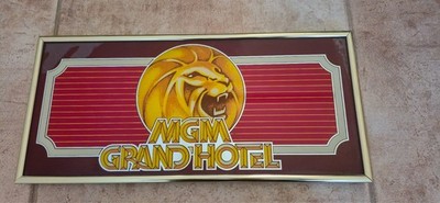 MGM Grand Hotel Las Vegas Casino Slot Glass Very Rare