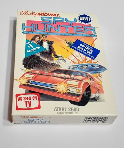 Atari 2600 SPY HUNTER Game with Box and Manual - tested