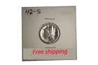 1942-S US Mercury Dime 10 Cent AU Coin
