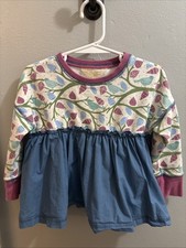 Matilda Jane Tweet Tweet Bird Long Sleeve Top Girls 2 Years Cotton Blend