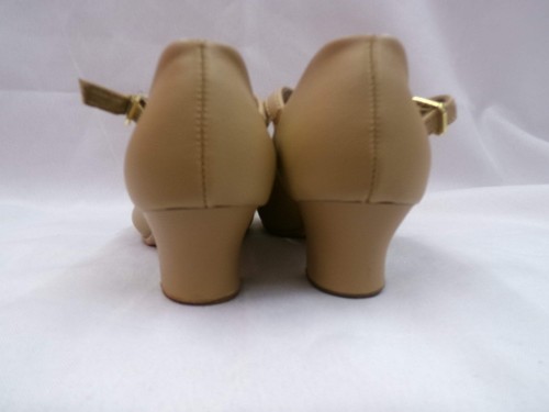 Dance Character Shoes Theatricals T3100 Tan 1M 1.5" Heel Jazz Musical Theater - Picture 3 of 5