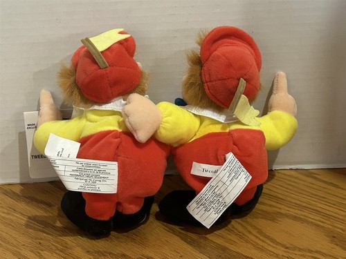 VINTAGE DISNEY TWEEDLE DEE & TWEEDLE DUM BEAN BAG PLUSH - Picture 4 of 6