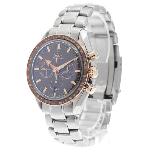 OMEGA SPEEDMASTER BROAD ARROW 1957 321.90.42.50.13.002 42mm SS Brown #C2261