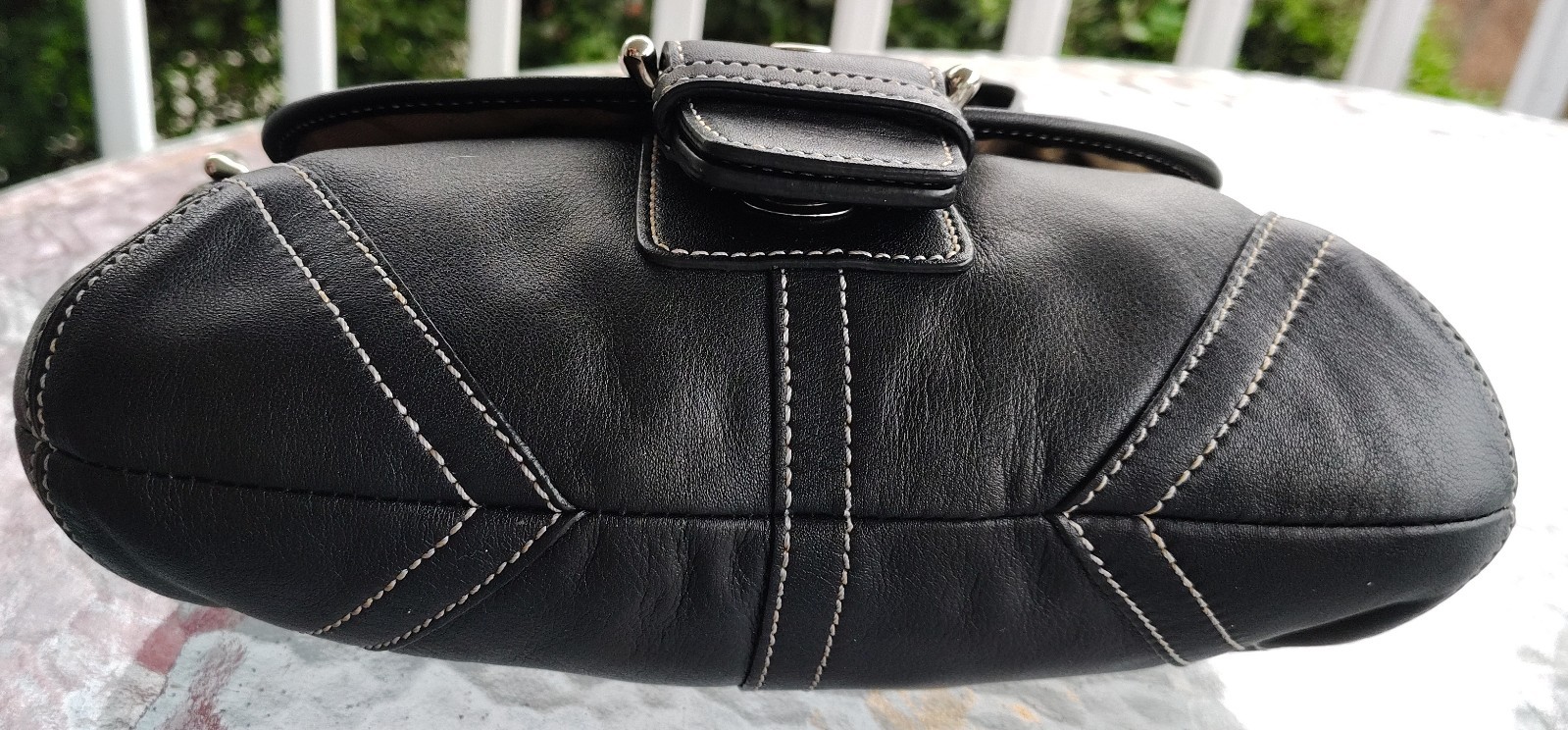 Coach H050-9247 SMALL Vintage Black Soho Y2K Leather Shoulder Bag image 9