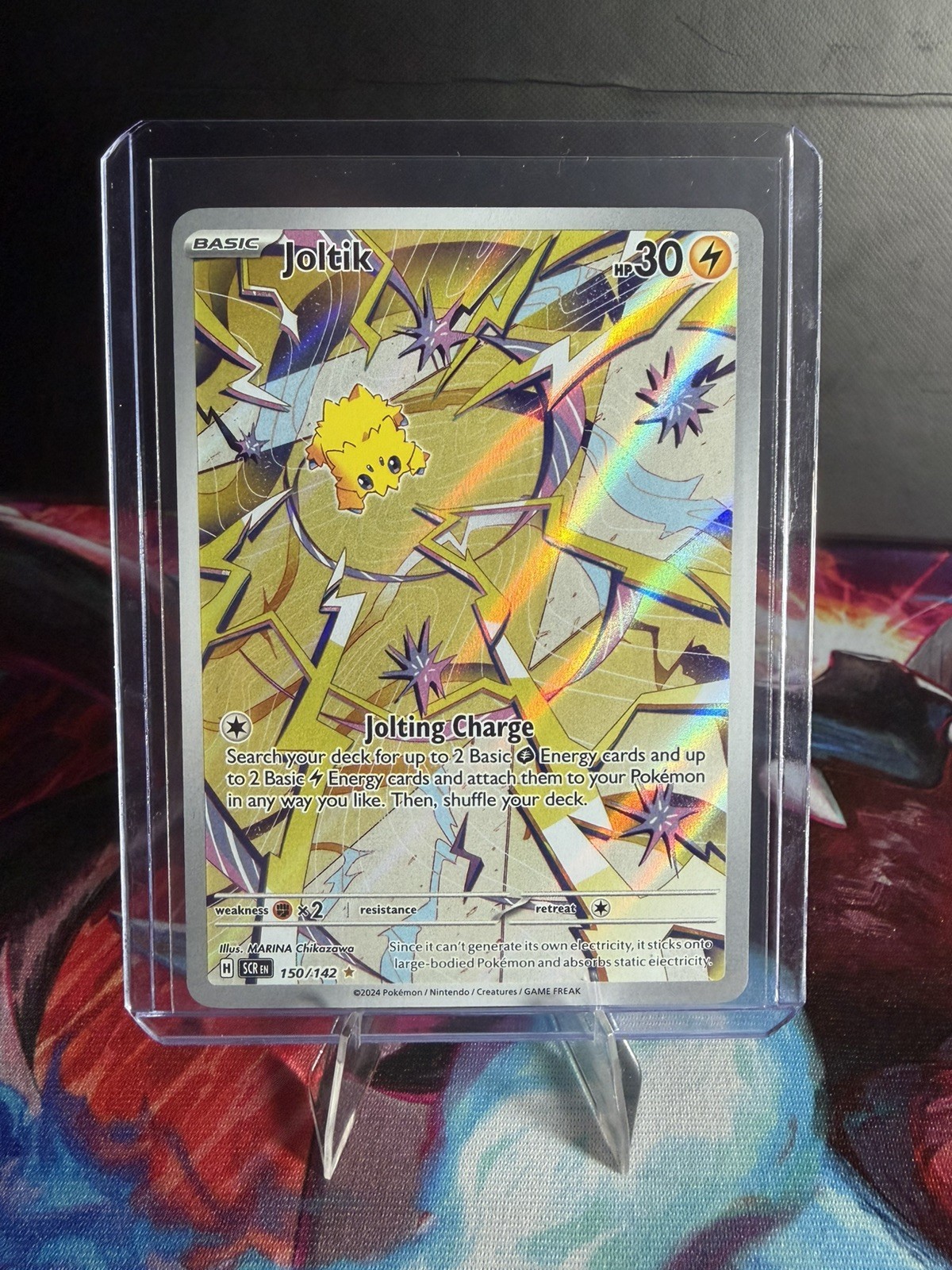 Joltik - Illustration Rare - Stellar Crown - POKEMON  150/142 -L1