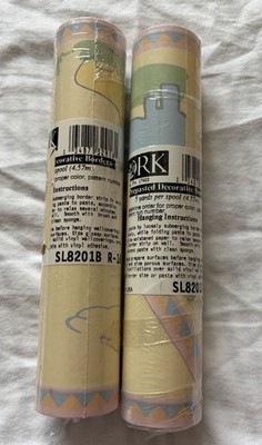 Vtg Carter s  John Lennon Real Love Baby Nursery Wallpaper Border Rolls Unopened