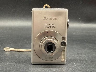 Canon IXUS 55  Digitalkamera Silber  5,0 MP 3x Zoom Kompakt Objekitvfehler
