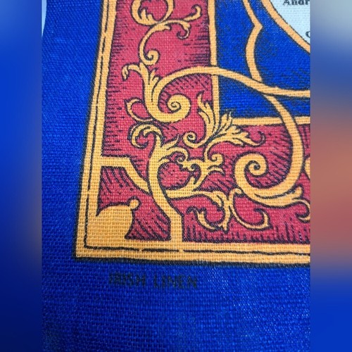 Asciugamano da tè Ulster Weavers in lino irlandese vintage Royal Lineage n. 2 28 x 18,5" nuovo con etichette - Foto 5 di 10