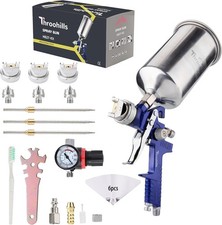 Professional HVLP Spray Gun Kit, Automotive Paint Spray Paint Gun 1.4/1.7/2.0...