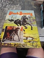 VTG Black Beauty 1975 Anna Sewell Jane Carruth Large HC Illustrated Golden Book