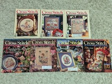 Lot 7 Better Homes  Gardens Cross Stitch  Country Crafts Magazine 1992 - 1994