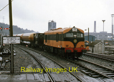 Railway Photo -Anhydrous ammonia train entering Cork station  c1986