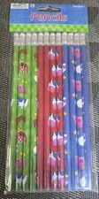 Amscan, Inc. Set of 12 Pencils Animal Prints- Barn, Horse, Cow, Pig, Sheep, Chic