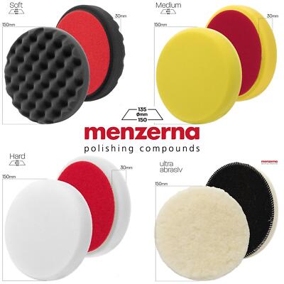 Polierpad Polierschwamm Klettverschluss menzerna Standart Qualität 150mm