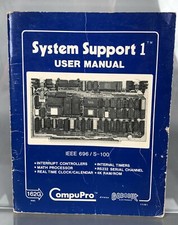 Compupro - System Support 1 User Manual - 162G - Godbout 95 pages - NOV 1981 2
