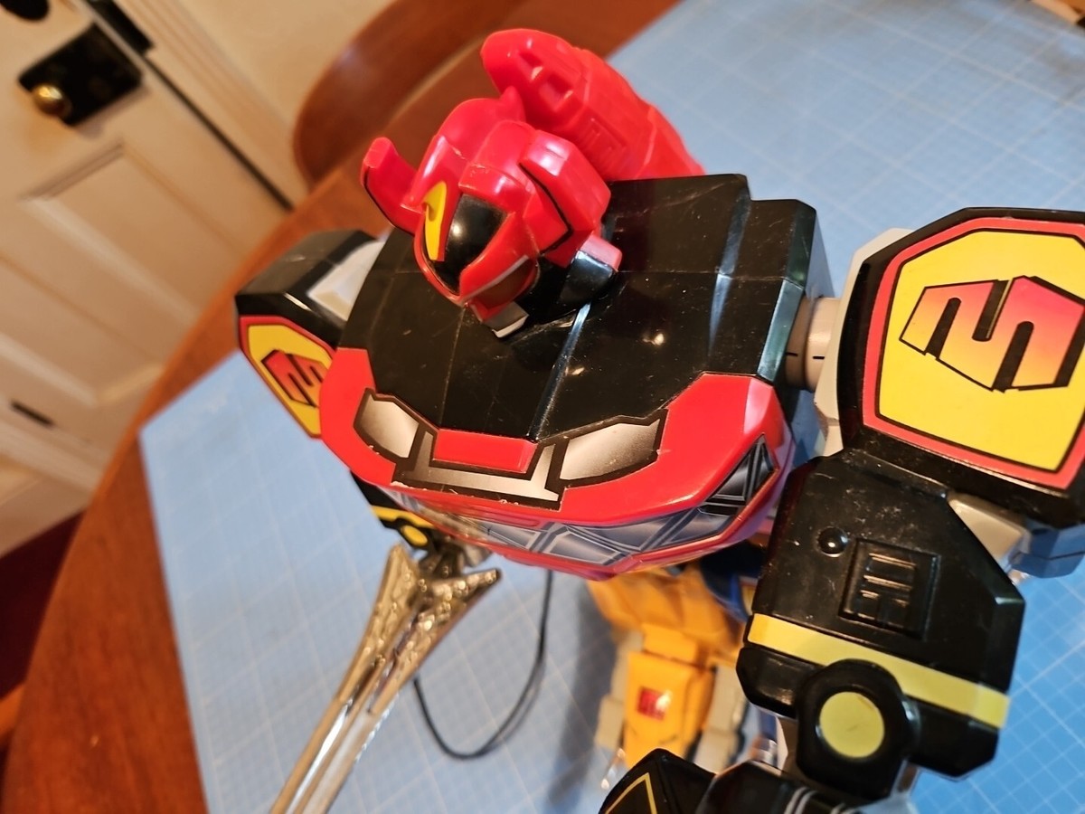 Robot Power Rangers Megazord 1994 - Mighty Morphin Saban Marchon (à Réparer)