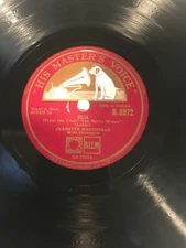 JEANETTE MACDONALD - SWEET MYSTERY OF LIFE / VILLA on HIS MASTERS VOICE D.A.8972