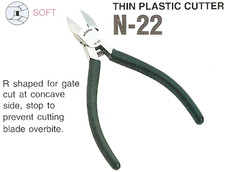 Hozan N-22 Cutting Pliers, Rounded (Discontinued)
