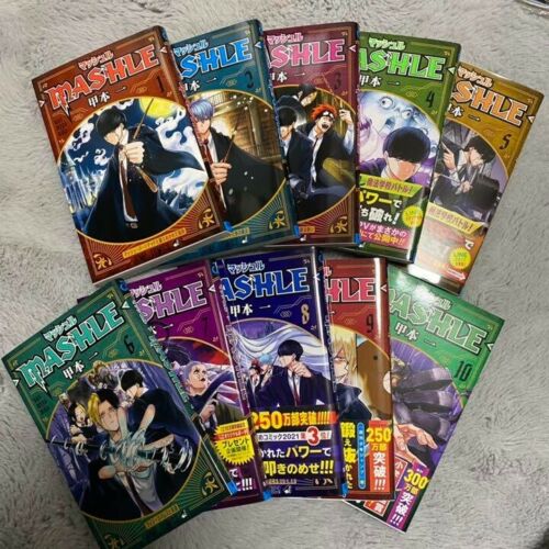 MASHLE Vol.1-10 Complete Set Comics Manga Book Japanese Hajime Komoto