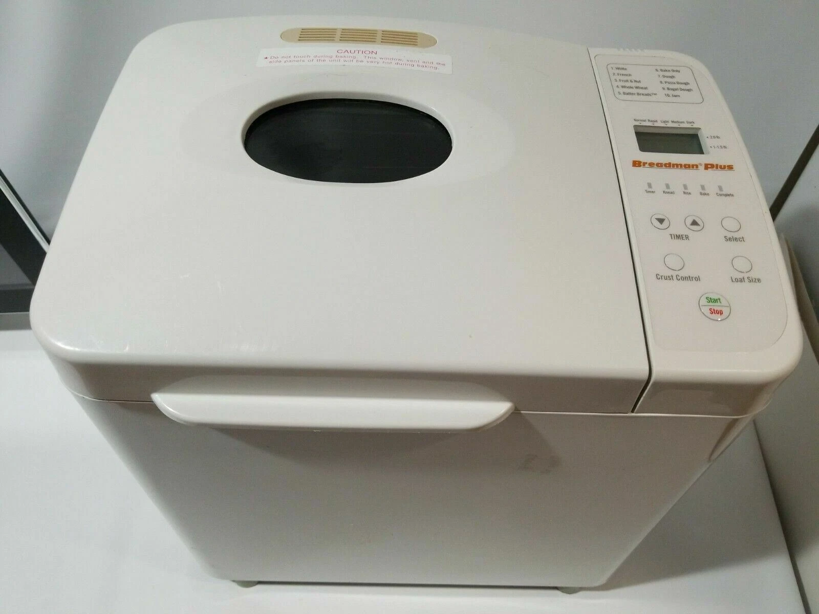 Breadman PLUS Bread Making Machine Automatic Bread Baker TR800