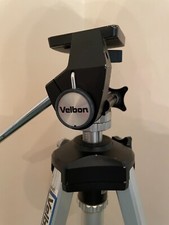 Velbon VGB-32BC Video Camera Tripod Heavy Duty Aluminum Pro Grade 24-60" EUC