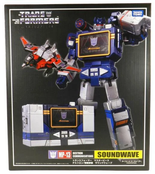 NUEVO Transform MP-13 SOUNDWAVE LASER BIRDS FIGURA DE ACCIÓN JUEGO DE CAJA Foto 2 de 4