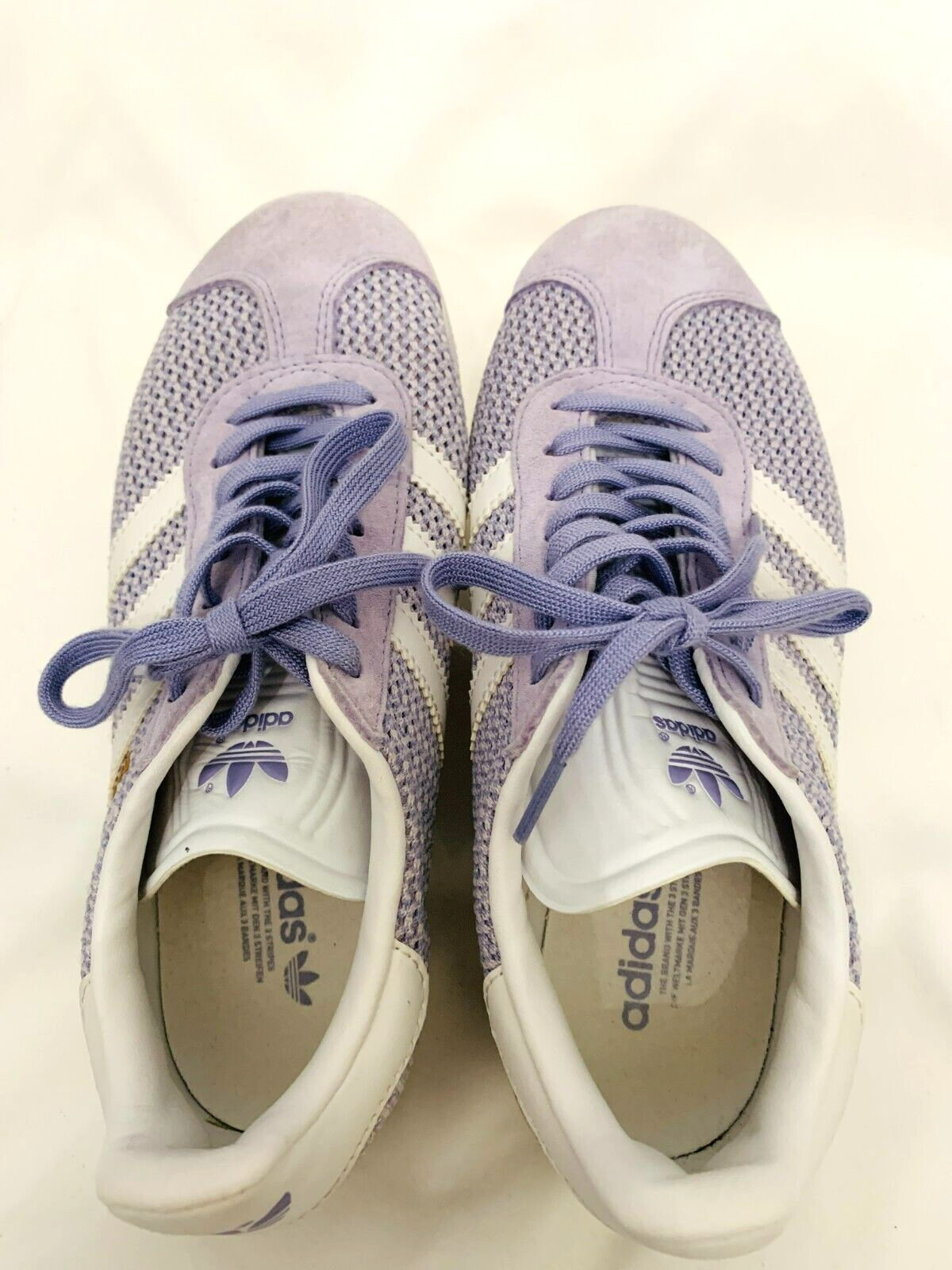 Adidas Womens Gazelle Purple Casual Shoes Sneakers Size 5.5 | eBay