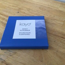 NEW Kayo Body Scrubber Exfoliating Blue Brand New Round Soft