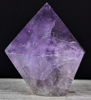 Amethyst Tower Diamond Gem Purple Crystal Chakra Gemstone Reiki