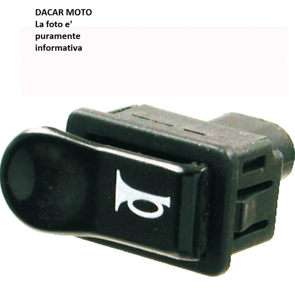 RMS Bouton Noir Klaxon Piaggio 100 Free 2002 2003 RMS 246130020 - Photo 1/1