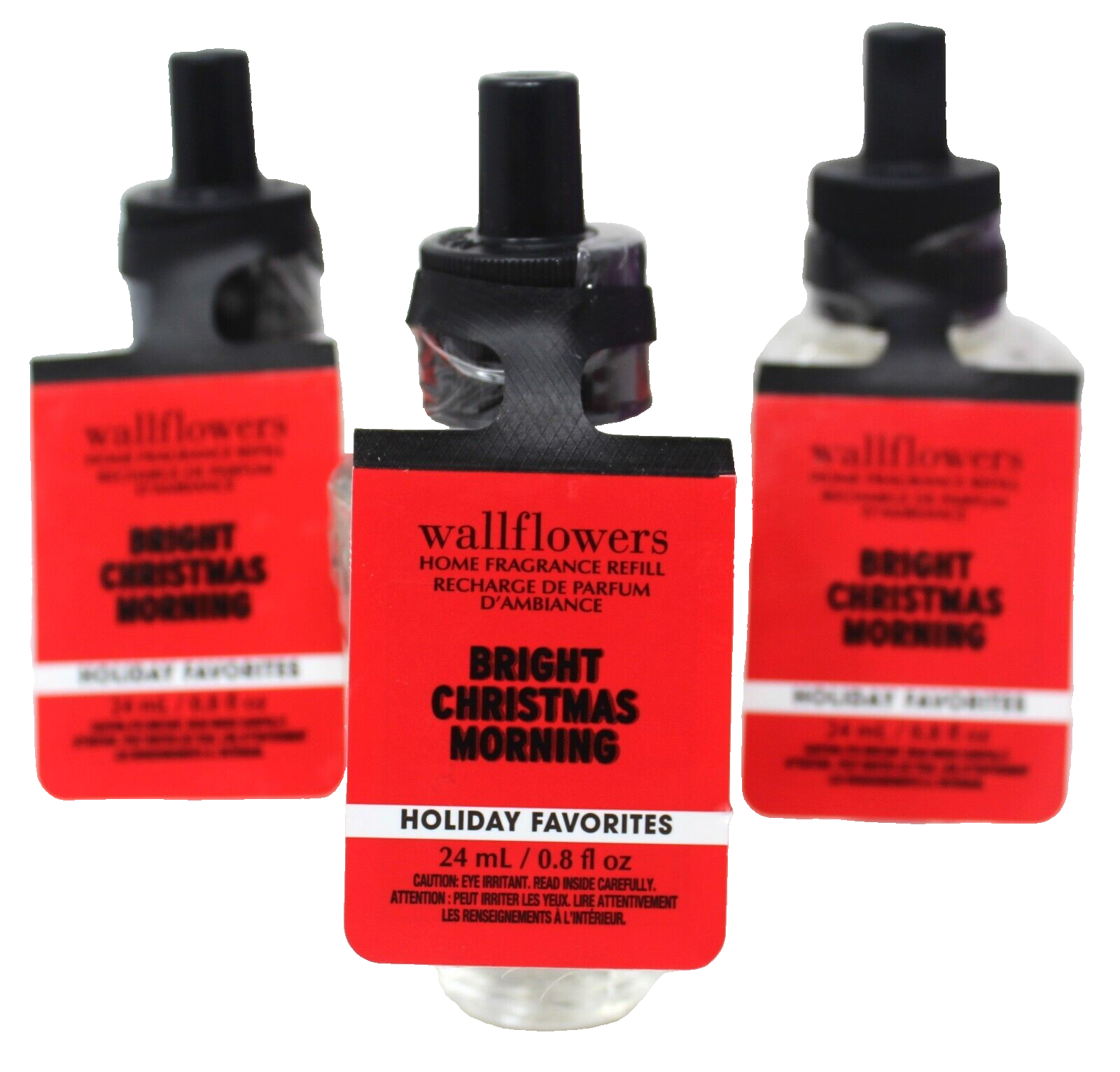 Bright Christmas Morning Wallflower Refills by Bath & Body Works - Lot of 3-image