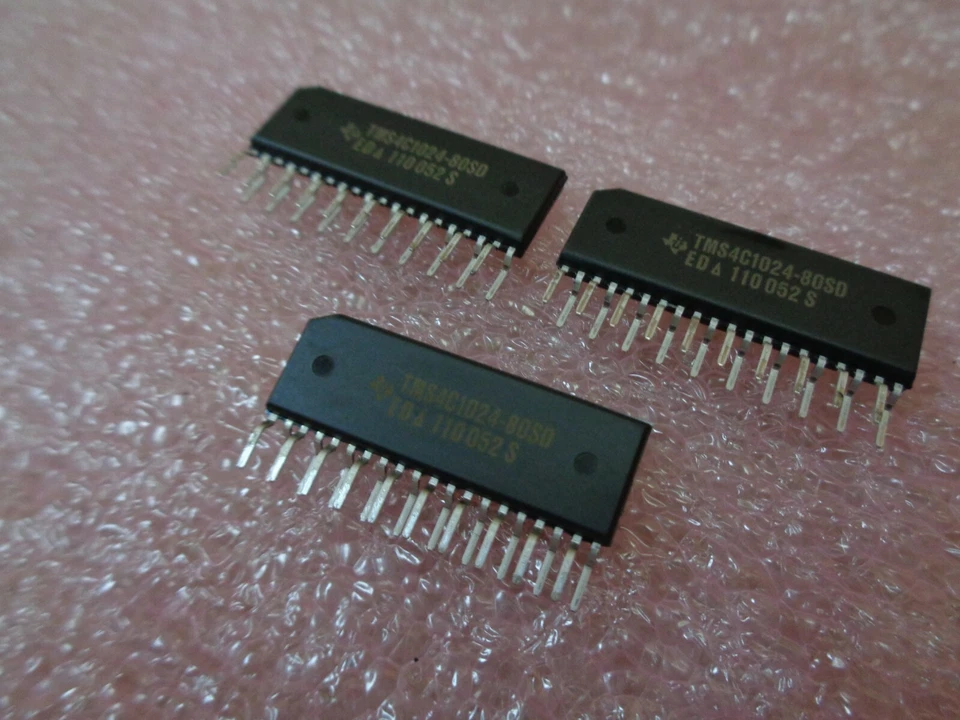 TEXAS 1-MEG DRAM TMS4C1024-80SD ZIP20 Amiga Sinclair Computers BBC Computers X4 - Image 2 of 3