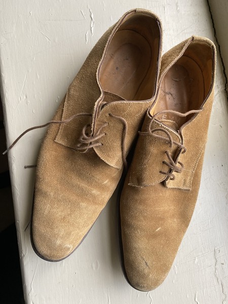 Vintage Emma Hope Brown Suede Shoes Size 39 5 Kerma Doukkigel Ch