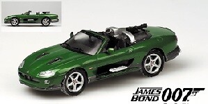 Jaguar Xkr stradaster verde 007 James Bond Die Another Day 1 43 modello MINICHAMPS Jaguar Xkr stradaster verde 007 James Bond Die Another Day 1 43 modello MINICHAMPS