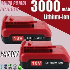 18V Lithium-Ion Battery for Porter Cable 18 Volt PC18B PC18BL PC18BLX Tool 3.0Ah