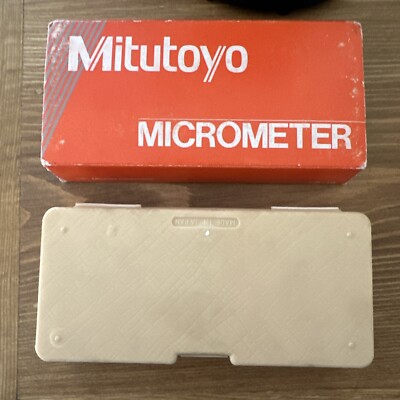 Mitutoyo Mikrometer 0,1'' komplett unbenutzt Set im Etui Japan Plz siehe Bilder