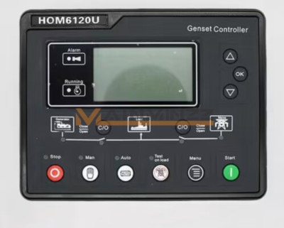 new HOM6120U generator controller diesel control panel module replace HGM6120K