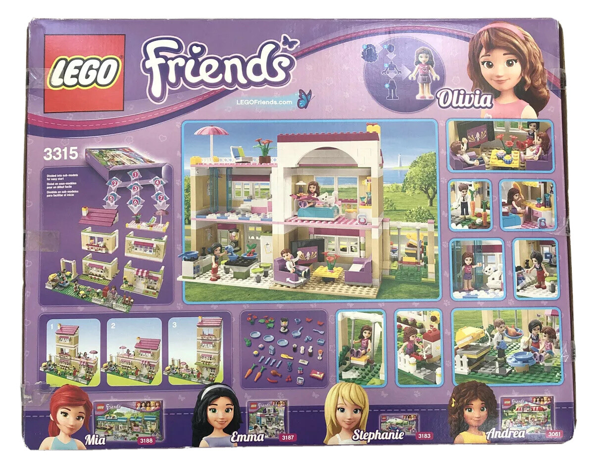 LEGO Friends Olivia's House 3315 Rare Brand New SEALED