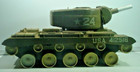Vintage 1960's Remco Bulldog Tank Large Us Army W/ Original Box #607-