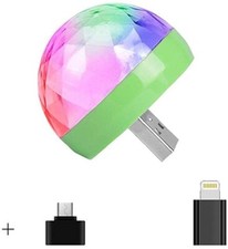 USB Party Light Mini LED Voice Control Bar Disco Ball Automatic Interior Decor