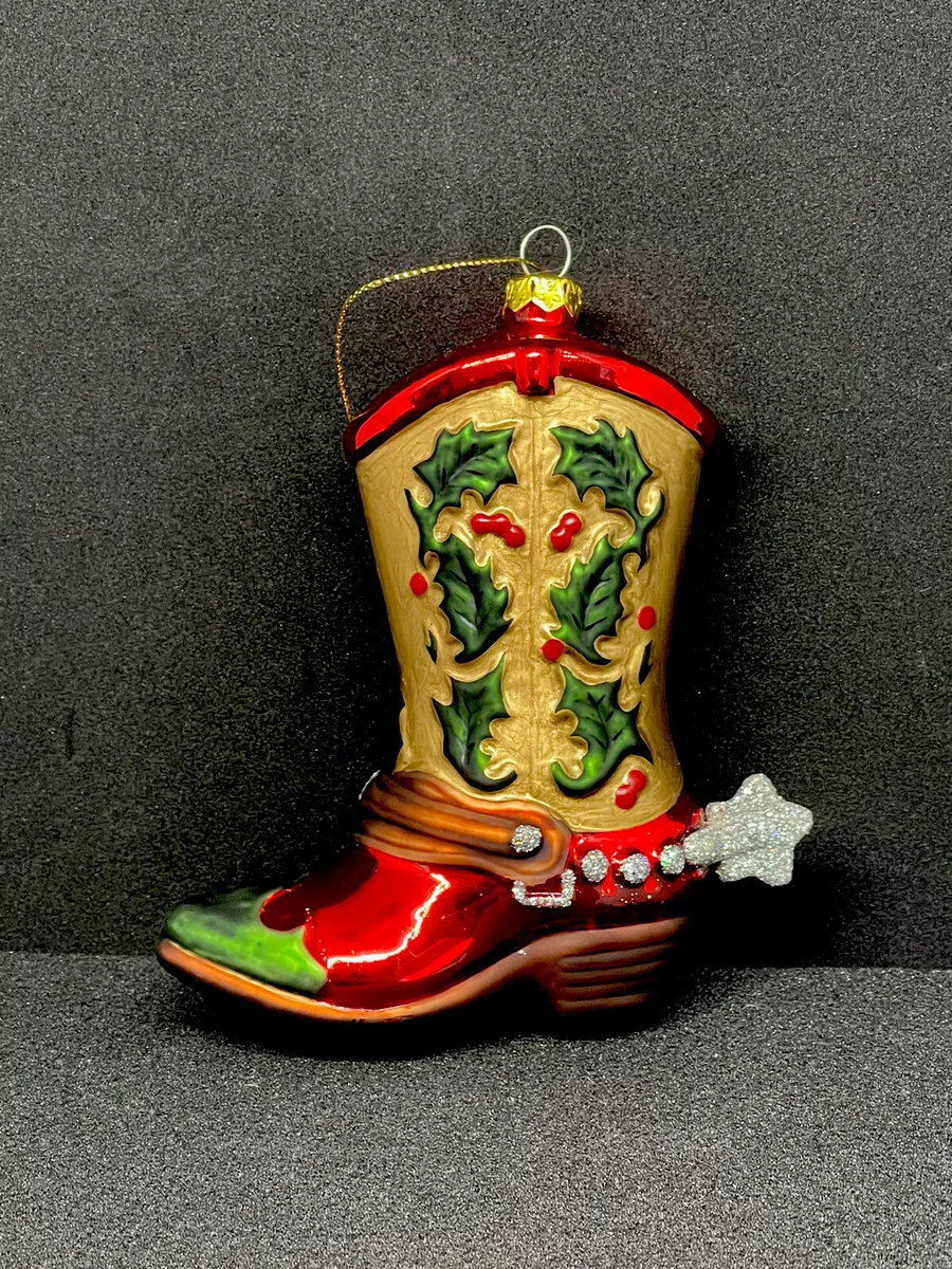 Cowboy 2025 boot ornament