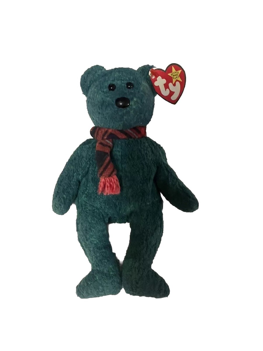 TY Beanie Baby Wallace the Bear DOB January 25, 1999