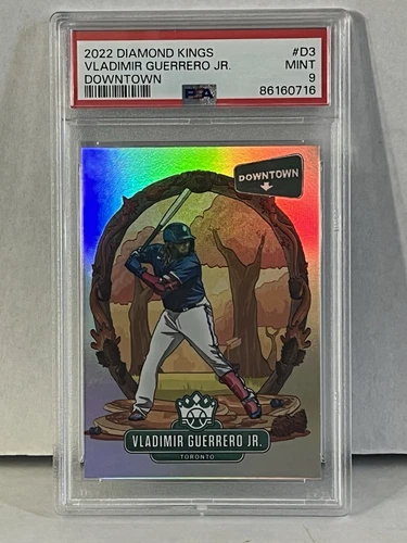 2022 Diamond Kings Vladimir Guerrero Jr Downtown SP #D3 PSA 9 Blue Jays